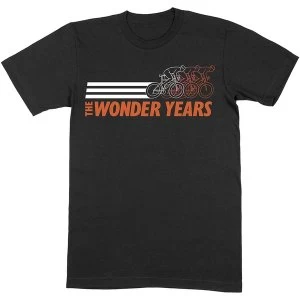Image of The Wonder Years - Cycle Unisex Large T-Shirt - Black