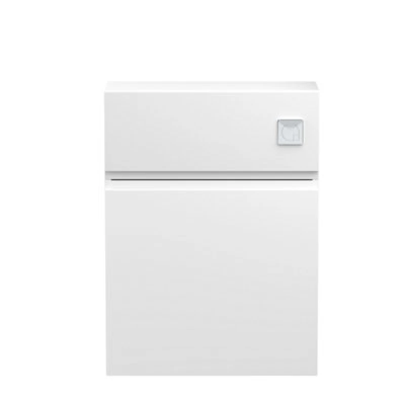 Image of Hudson Reed Urban Floor Standing Back To Wall Wc Unit, Durable Compact Bathroom Vanity And Wc Unit In Satin White, 500mm