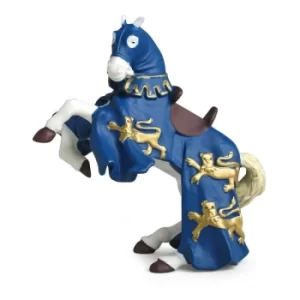 Image of PAPO Fantasy World Blue King Richard's Horse Toy Figure, Three Years or Above, Blue/White (39339)