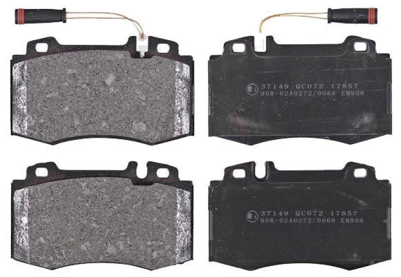 Image of A.B.S. 37149 Brake pad set prepared for wear warning indicator Brake Pad Set,disc brake (402)
