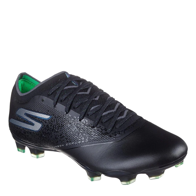 Image of Skechers Razor Elite Adults Firm Ground Football Boots Black/Silver male 6 (39.5)