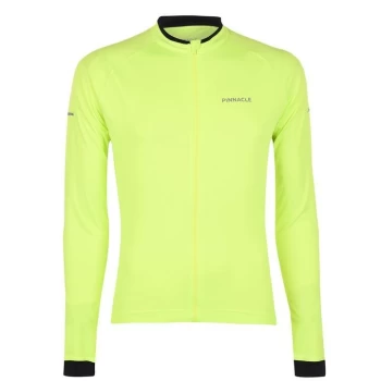 image of Pinnacle Long Sleeve Cycling Jersey Mens - Yellow