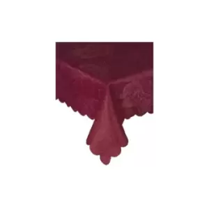 image of Table Cloth Damask Rose 70 x 108' Wine