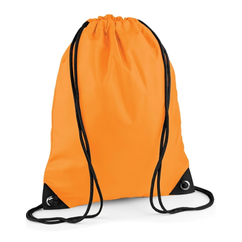 Image of Bagbase Mens Premium Drawstring Bag in Burnt Orange Burnt Orange Male
