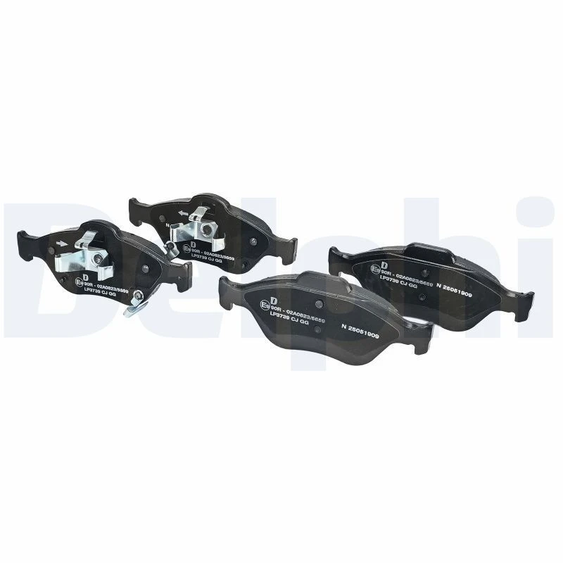 Image of DELPHI Brake pad set DELPHI LP3739