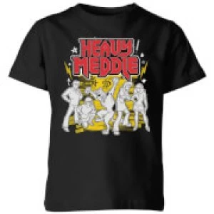 image of Scooby Doo Heavy Meddle Kids T-Shirt - Black - 11-12 Years