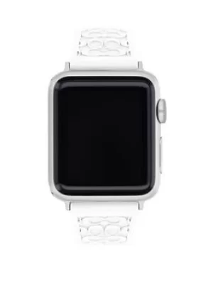 Image of Coach Apple Watch Strap Silicone Ladies