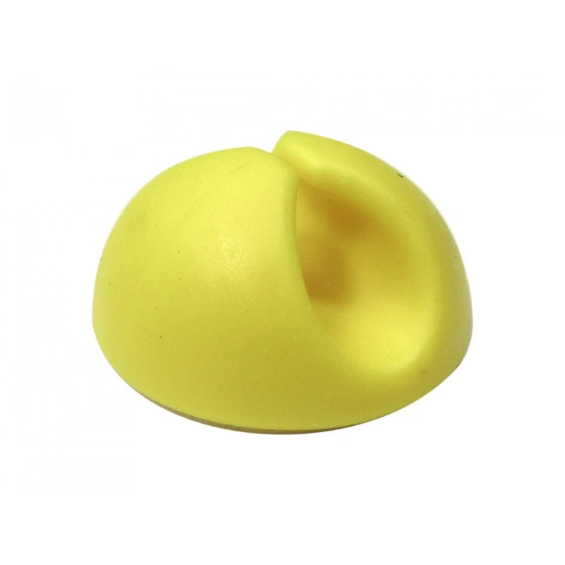 Image of Cables Direct CDL Double Desk Tidy Yellow 10 PK