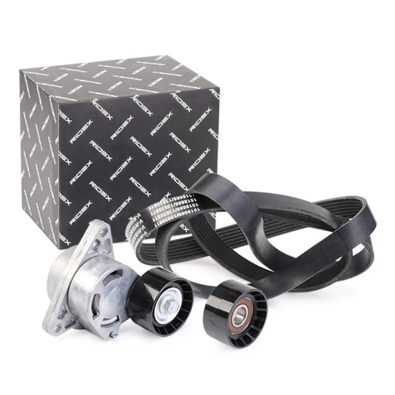 Image of RIDEX 542R0703 V-ribbed belt set V-Ribbed Belt Set (542)
