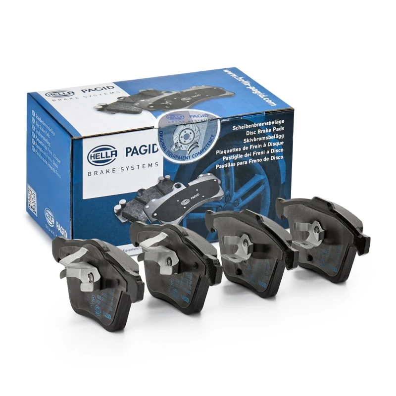 Image of HELLA Brake pad set HELLA 8DB 355 011-721