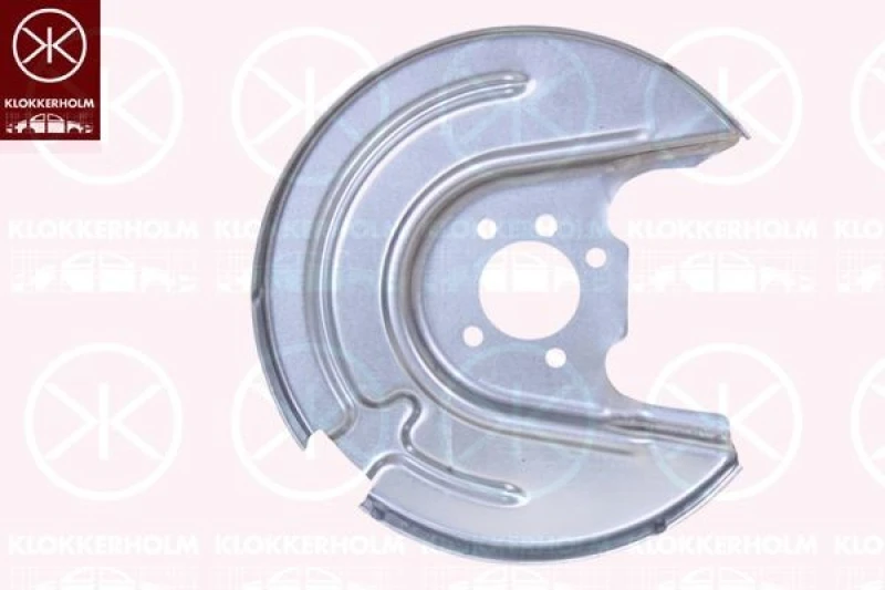 Image of KLOKKERHOLM Brake disc backing plate KLOKKERHOLM 9535878