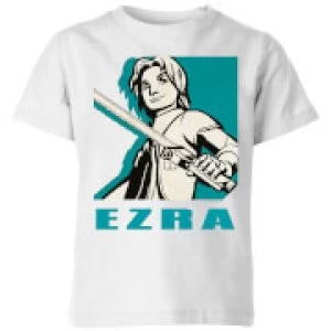 Image of Star Wars Rebels Ezra Kids T-Shirt - White - 11-12 Years