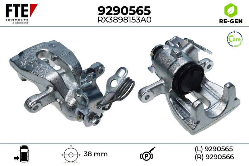 Image of Brake caliper FTE 9290565