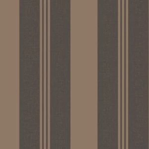 Image of Fine Decor Fine Decor Quartz Stripe Wallpaper - Bronze