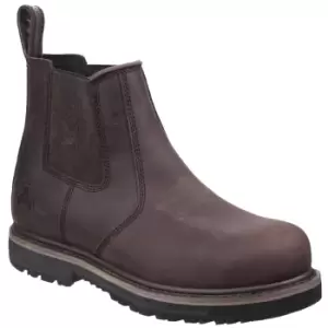 Image of Amblers Mens AS231 Leather Dealer Boot (10 UK) (Brown)
