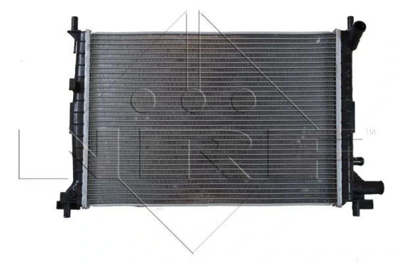 Image of NRF 50130 Engine radiator Brazed cooling fins, Aluminium, with mounting parts Aluminium Radiator,engine cooling (470)