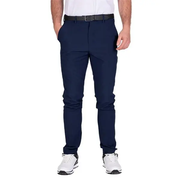 Image of Island Green Golf Tour Stretch Tapered Trousers Mens - Blue 30 L