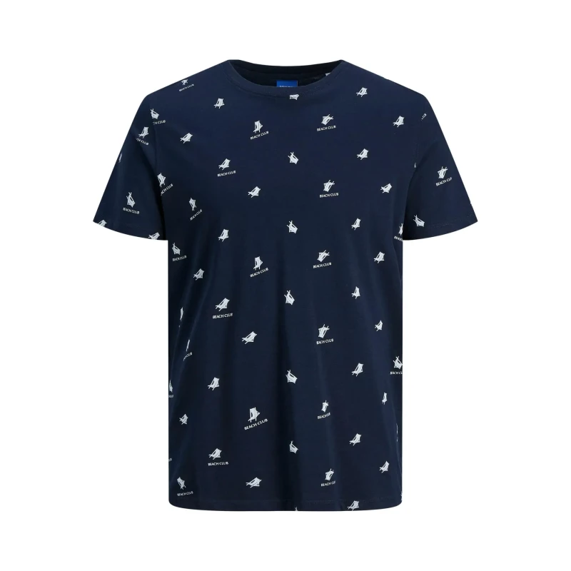 Image of jack & jones Child's T-Shirt Jack & Jones Jorpositano Aop Bleu Unisex 14 ans