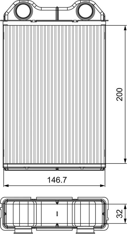 Image of Heater matrix VALEO 811533