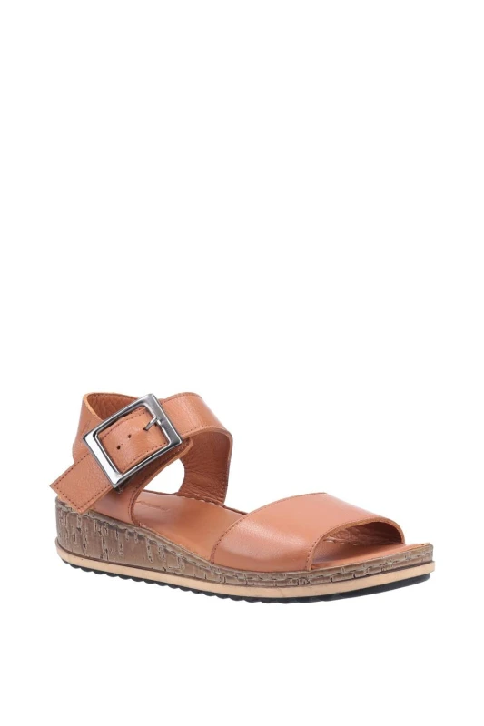 Image of Hush Puppies Womens 'Ellie' Sandal Summer in Tan Size: 8 Tan Female 8