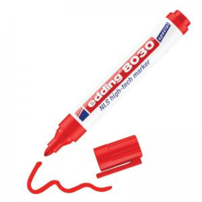 Image of edding 8030 NLS high - tech marker red Box of 10