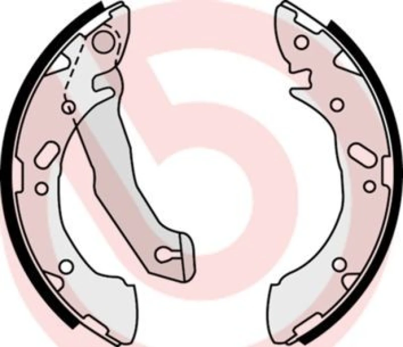 Image of BREMBO Brake Shoe Set BREMBO S 30 503