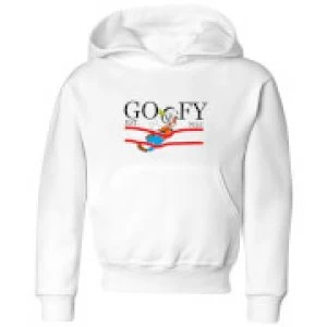 Image of Disney Goofy By Nature Kids Hoodie - White - 11-12 Years