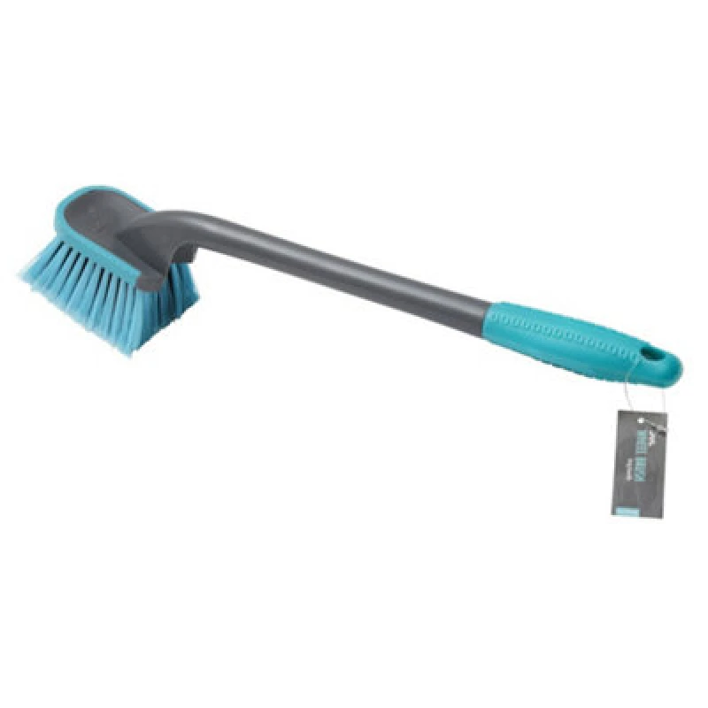 Image of JVL Car Bike Care Cleaning Range Wheel Brush - Long Blue