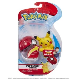 Image of Pokemon POP Action Poke Ball - Pikachu