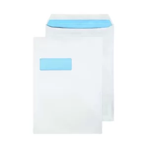 Image of Blake PurelyEveryday C4 90gsm Seal White Window Envelopes (Pack of 50) 12892/50PR