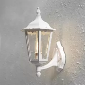 Image of Konstsmide Firenze Outdoor Classic Large Lantern Up Light Matt White, IP43
