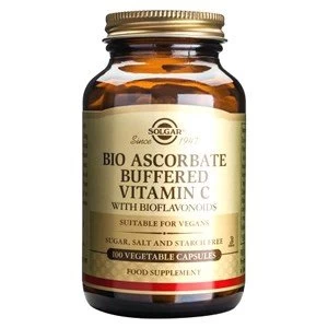 Image of Solgar Bio Ascorbate Buffered Vitamin C Vegetable Capsules 100 capsules