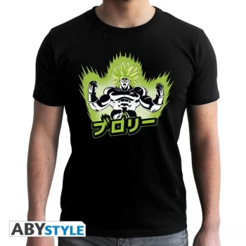 image of Dragon Ball Broly - Dbz/ Broly Mens X-Small T-Shirt - Black