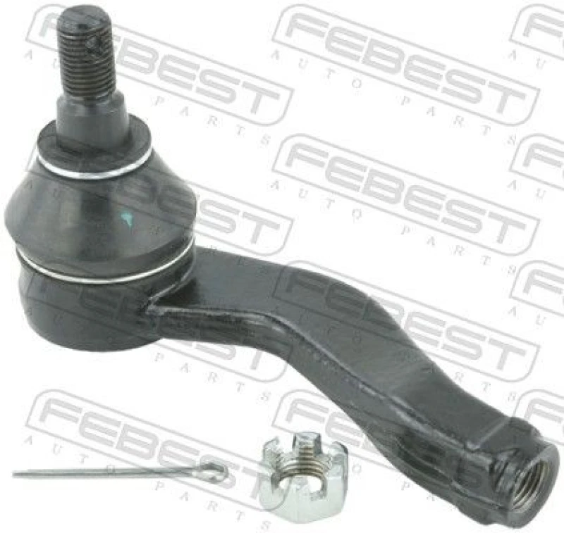 Image of FEBEST 0121-SPALH Track rod end Front Axle Left Tie Rod End (914)