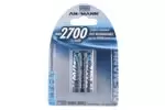 Image of Ansmann Blister 2 X Accu, AA, 2700mAh AA / HR6 Nickel-Metal...