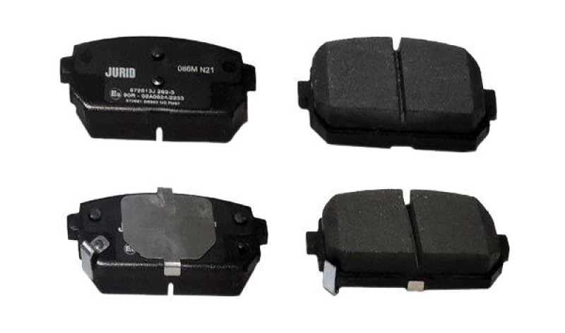Image of JURID 573235J Brake pad set not prepared for wear warning indicator, with accessories Brake Pad Set,disc brake (402)