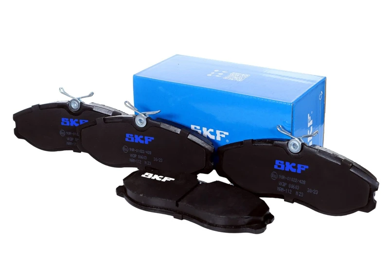Image of SKF VKBP 80603 Brake pad set not prepared for wear warning indicator Brake Pad Set,disc brake (402)