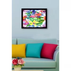 Image of SC0855 Multicolor Decorative Framed MDF Painting
