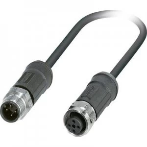 Image of Phoenix Contact 1454118 SAC 4P M12MS50 28XM12FS OD Sensor Actuator Cable