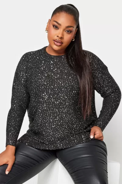 image of Sequin Embellished Jumper