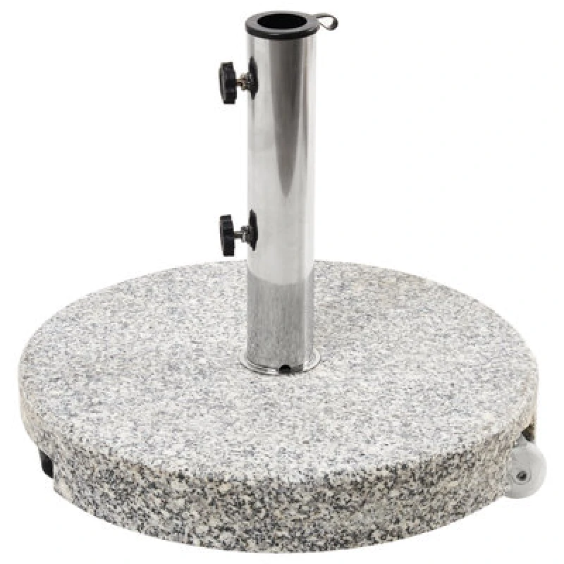 Image of Beliani Parasol Base Cerzeto Grey Round 30 Kg