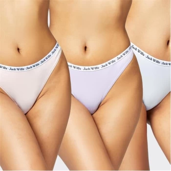 Jack Wills Pelcham Heritage Multipack Thong 3 Pack - Pastel