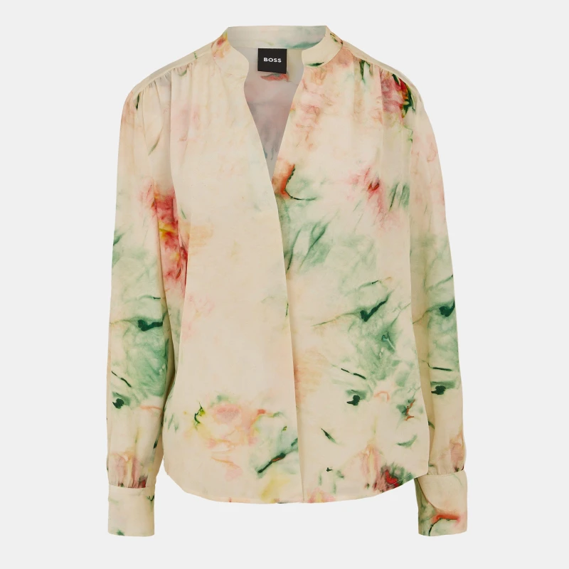 Image of Boss Womens Long-Sleeve Blouse Open Miscellans female 4 (XXS)
