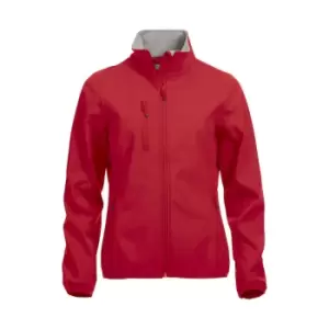 Image of Clique Womens/Ladies Basic Soft Shell Jacket (L) (Red)