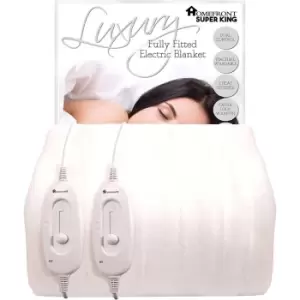 image of Homefront Electric Blanket Super King Size Dual Control 203 X 182 Centimetres