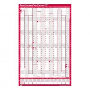 image of Sasco 2019 Unmounted Compact Year Planner Portrait 2401936