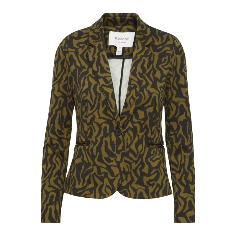 Image of b.Young Womens blazer b.young Rizetta 4 Vert Female 34
