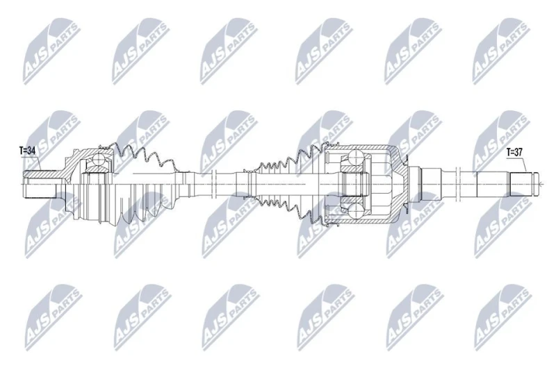 Image of NTY Drive shaft NTY NPW-ME-219