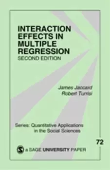 Image of Interaction effects in multiple regression by James Jaccard