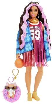 Image of Barbie Extra Doll in Basketball Jersey & Bike Shorts